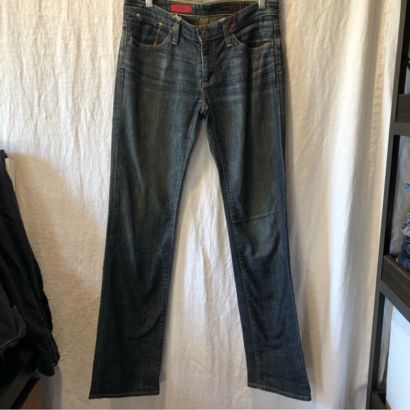 Adriano Goldschmied AG “the kiss” boot cut medium wash jeans 27R - Picture 1 of 9